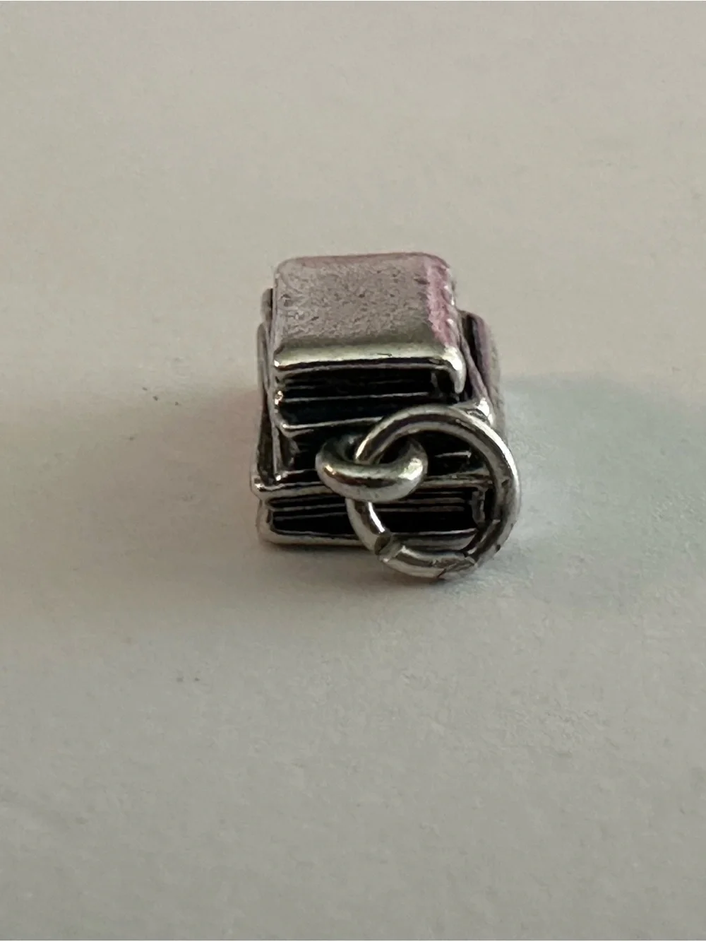 Retired James Avery Book Stack Charm Pendant